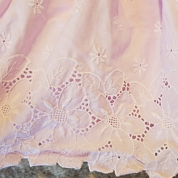 Philadelphia Goodlad Girls 12M Pink Eyelet Dress - Picture 2 of 7